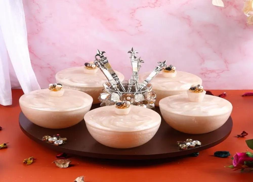 Kitchen Bowl Organiser Set – A Stylish Way to Organise and Serve Dry Fruits
